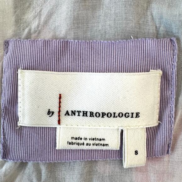 Anthropologie Maeve Shara Pleated Midi Dress Long Sleeve Boho Floral S - Picture 8 of 12